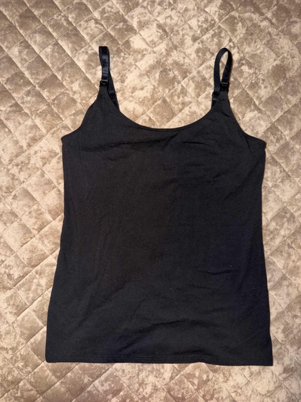 Old Navy Black Adjustable-Strap Camisole Tank Maternity
